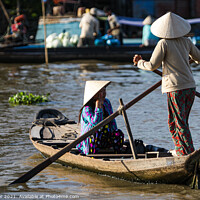 Buy canvas prints of Water Taxi, Vietnam by Ian Miller