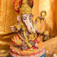 Buy canvas prints of Elephant Statue, Buddist by Ian Miller