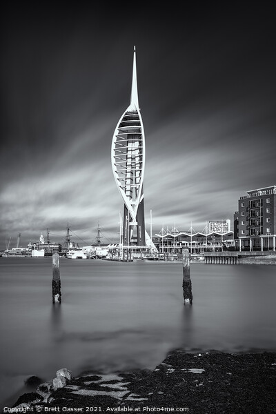 Portsmouth Spinnaker Tower Picture Board by Brett Gasser