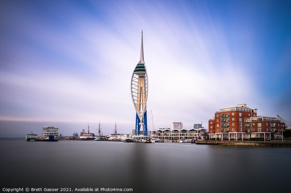 Portsmouth Spinnaker Tower Picture Board by Brett Gasser