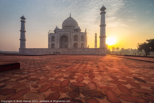 Taj Mahal Picture Board by Brett Gasser