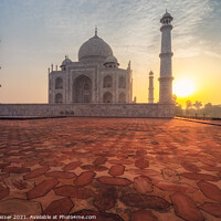 Buy canvas prints of Taj Mahal by Brett Gasser
