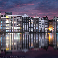Buy canvas prints of Amsterdam Canals by Brett Gasser