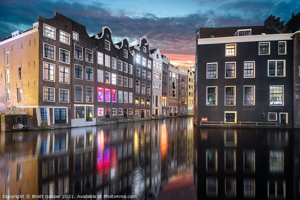 Canals of Amsterdam Picture Board by Brett Gasser