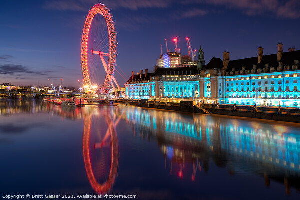 London Eye Picture Board by Brett Gasser
