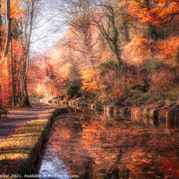 Buy canvas prints of Autumn Kennet And Avon Canal by Brett Gasser