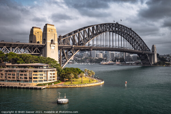Sydney Harbour Bridge Picture Board by Brett Gasser