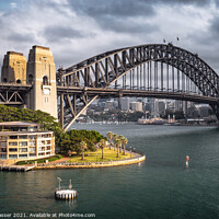 Buy canvas prints of Sydney Harbour Bridge by Brett Gasser