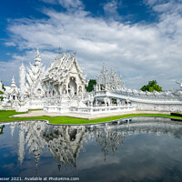 Buy canvas prints of Wat Rong Khun - White Temple by Brett Gasser