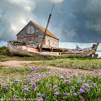 Buy canvas prints of Thornham Coal Shed Wreck by Brett Gasser