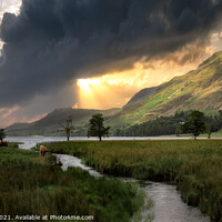Buy canvas prints of Pastoral Buttermere by Brett Gasser