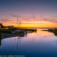 Buy canvas prints of Titchfield Haven Reflections by Brett Gasser