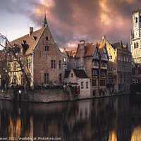 Buy canvas prints of Bruges Rozenhoedkaai by Brett Gasser