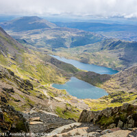 Buy canvas prints of Snowdon Pyg and Miners Track. by Brett Gasser