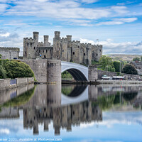 Buy canvas prints of Conwy Castle by Brett Gasser