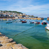 Buy canvas prints of Mousehole Harbour by Brett Gasser