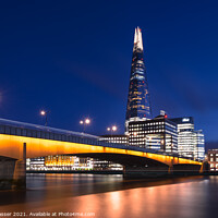 Buy canvas prints of London Bridge and The Shard by Brett Gasser