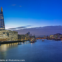 Buy canvas prints of Thames Panorama by Brett Gasser
