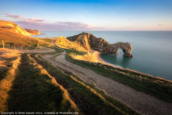 To Durdle Door Picture Board by Brett Gasser