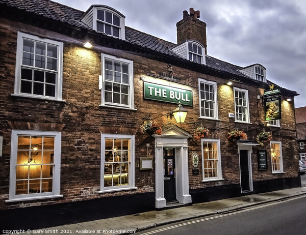 The Bull, Dereham Picture Board by GJS Photography Artist