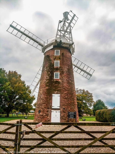 Dereham Windmill Picture Board by GJS Photography Artist