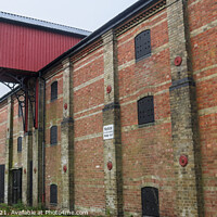 Buy canvas prints of The Maltings Showing Winch House  by GJS Photography Artist