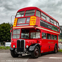 Buy canvas prints of London Transport RT786 Double Decker by GJS Photography Artist