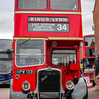Buy canvas prints of Double Decker Route 34  by GJS Photography Artist