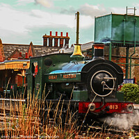 Buy canvas prints of Great Western 813 Restored by GJS Photography Artist