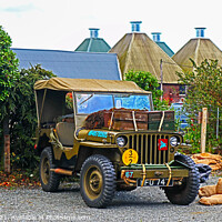 Buy canvas prints of A Jeep from 1940s Used in WW2  by GJS Photography Artist