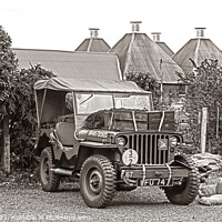 Buy canvas prints of A Jeep from 1940s Used in WW2  by GJS Photography Artist