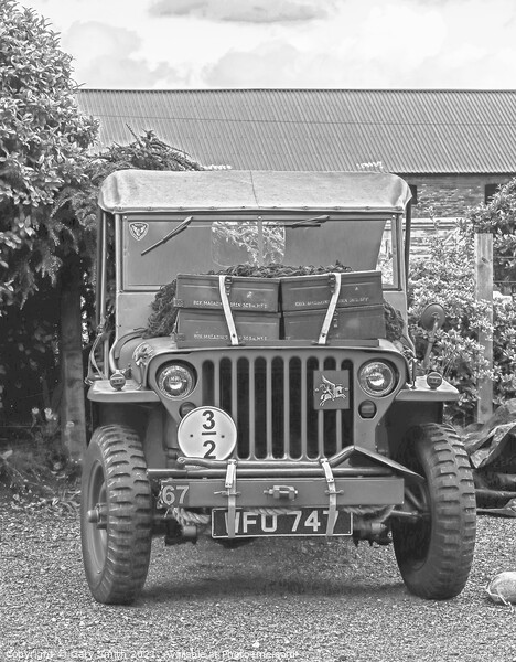 A Jeep from 1940s Used in WW2 Picture Board by GJS Photography Artist