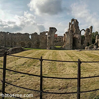 Buy canvas prints of Castle Acre Priory by GJS Photography Artist