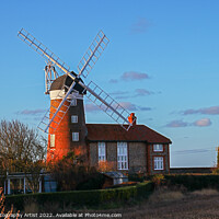 Buy canvas prints of Weybourne Windmill Norfolk Coast by GJS Photography Artist