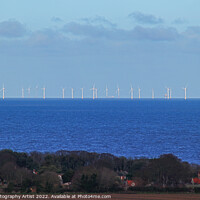Buy canvas prints of Wind Turbines Weybourne by GJS Photography Artist