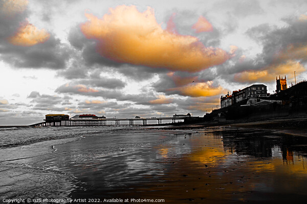 Cromer in Orange Picture Board by GJS Photography Artist
