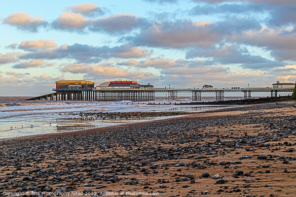 Cromer Pier From The Beech Picture Board by GJS Photography Artist