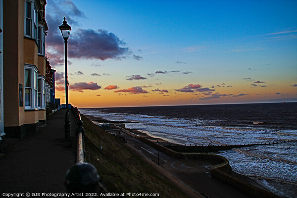 Cromer Sunset  Picture Board by GJS Photography Artist