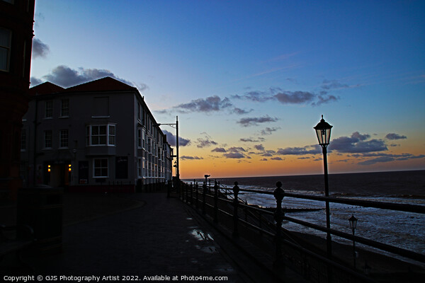 Sunset at Cromer Picture Board by GJS Photography Artist