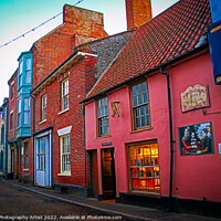Buy canvas prints of Back Lane of Cromer by GJS Photography Artist