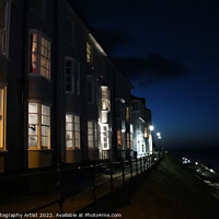 Buy canvas prints of Cromer Clifftop Lights On by GJS Photography Artist