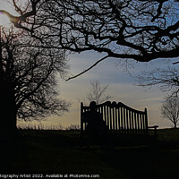 Buy canvas prints of silhouette of Earl of Leicester Statue by GJS Photography Artist