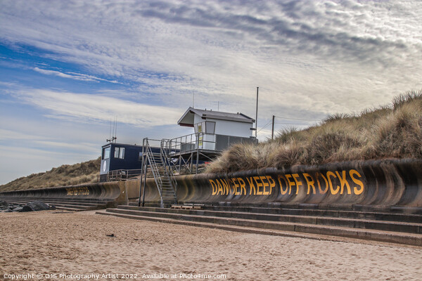 Coastguard and Lifeguard Stations Picture Board by GJS Photography Artist