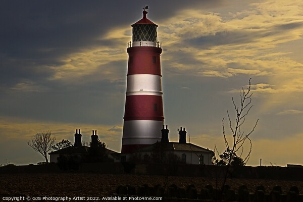 Happisburgh Lighthouse Light Reflecting Picture Board by GJS Photography Artist