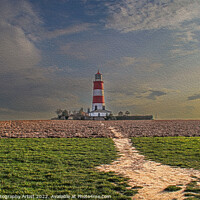Buy canvas prints of Path to the Lighthouse by GJS Photography Artist
