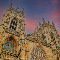 Buy canvas prints of York Minster Towers by GJS Photography Artist