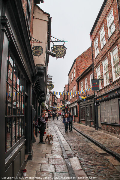Up The Shambles Picture Board by GJS Photography Artist