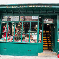 Buy canvas prints of Nutcracker Christmas Shop by GJS Photography Artist