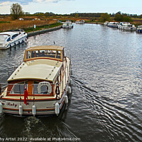 Buy canvas prints of On The Broads by GJS Photography Artist