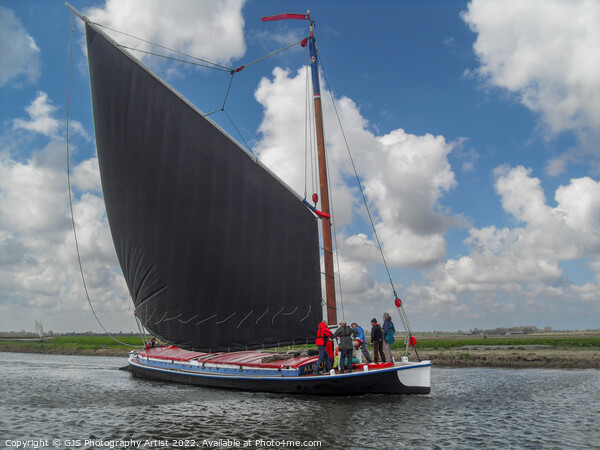 Majestic Wherry Albion Picture Board by GJS Photography Artist